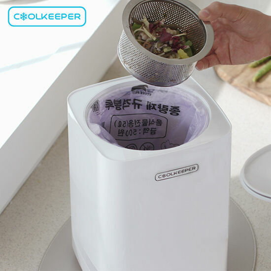 후기가 정말 좋은 쿨키퍼 음식물 냉장 처리기 5L (EC-5001) + 전용봉투 52매, 색상:화이트, 색상:화이트 좋아요