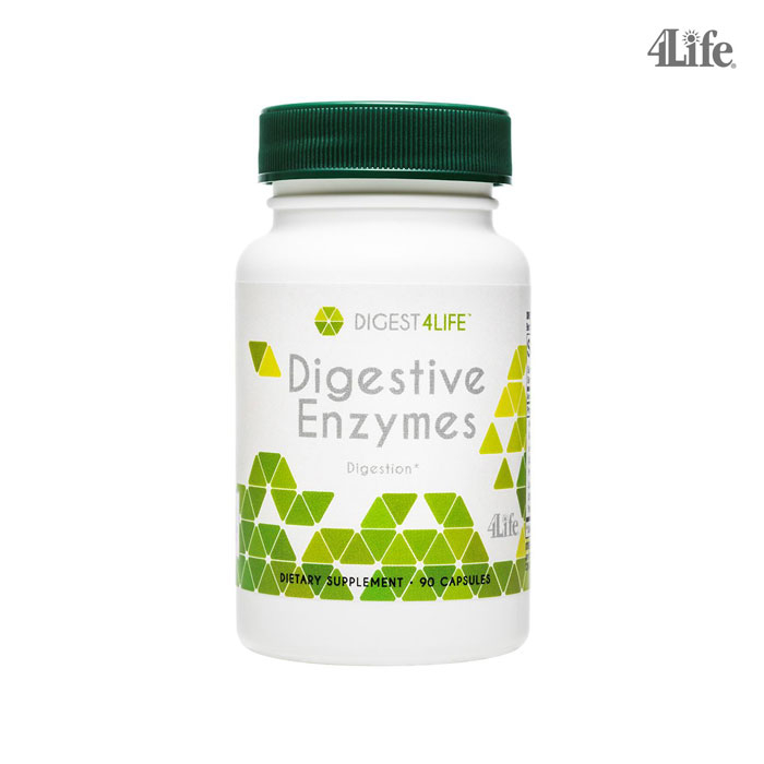  최근 인기있는 4Life 포라이프 다이제스티브 엔자임 Digestive Enzymes, 90캡슐, 1병 좋아요