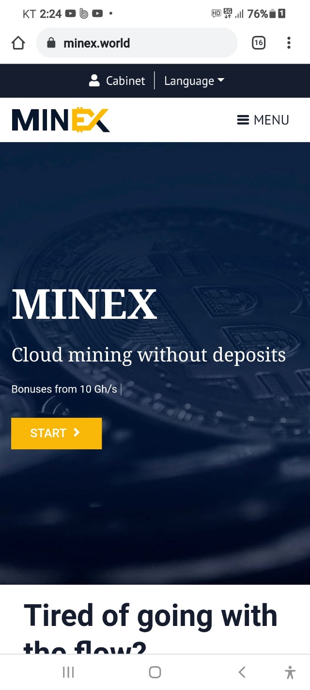  MINEX !!! 비트코인,라이트코인,비트코인캐쉬, 트론 등을 채굴한다.