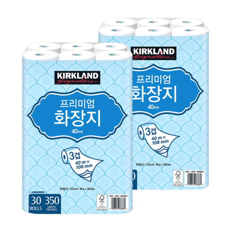 핵가성비 좋은 커클랜드 프리미엄 화장지 3겹 30롤 티슈 코스트코, 4팩 ··· 핵가성비 좋은 커클랜드 프리미엄 화장지 3겹 30롤 티슈 코스트코, 4팩 ···