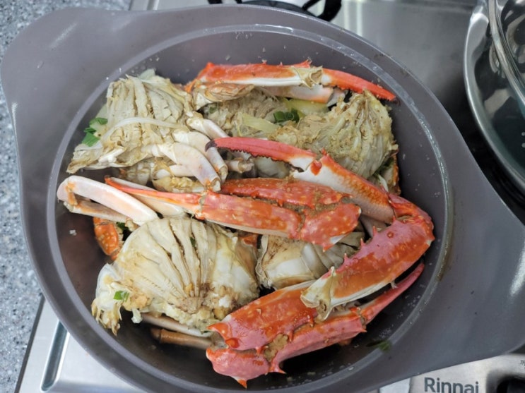  심진화 간장게찜 :: 수산시장에서 사온 활꽃게로 만들어봤어요