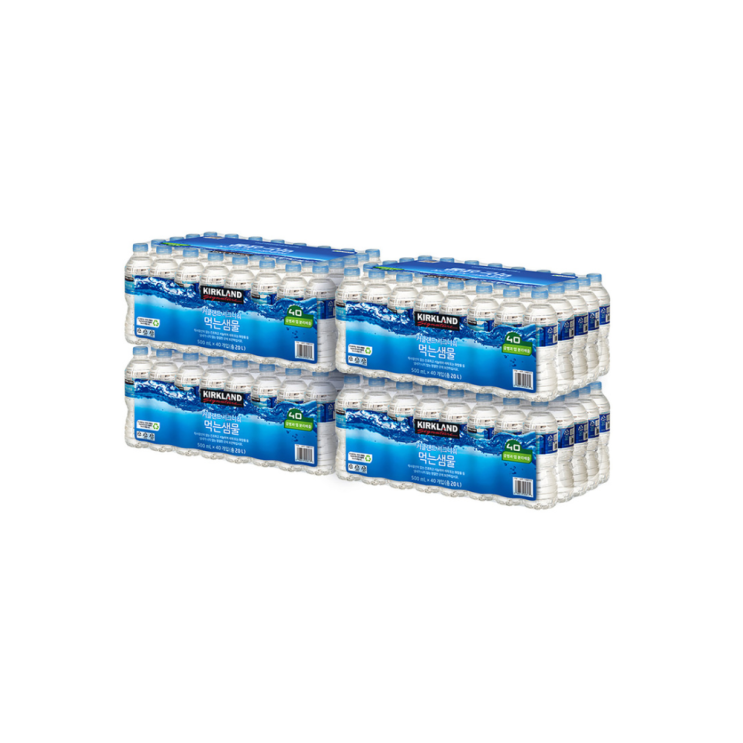 가성비갑 커클랜드 시그니춰 먹는 샘물 500ml 40 x 4팩 / 풀무원 코스트코 생수 물 안전한 추천해요 가성비갑 커클랜드 시그니춰 먹는 샘물 500ml 40 x 4팩 / 풀무원 코스트코 생수 물 안전한 추천해요