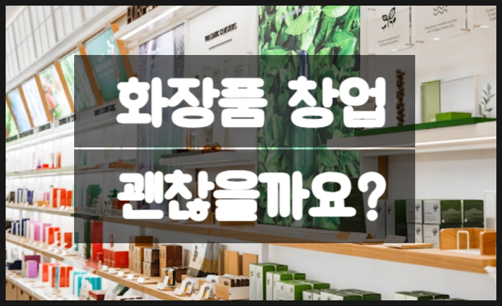화장품 창업 요즘 어떤가요? (아리따움 이니스프리 더페이스샵) 화장품 창업 요즘 어떤가요? (아리따움 이니스프리 더페이스샵)
