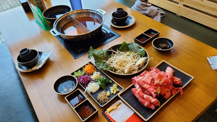 삼화지구맛집 샤브마니아 제주삼화점 점심특선 만이천원 가성비대박