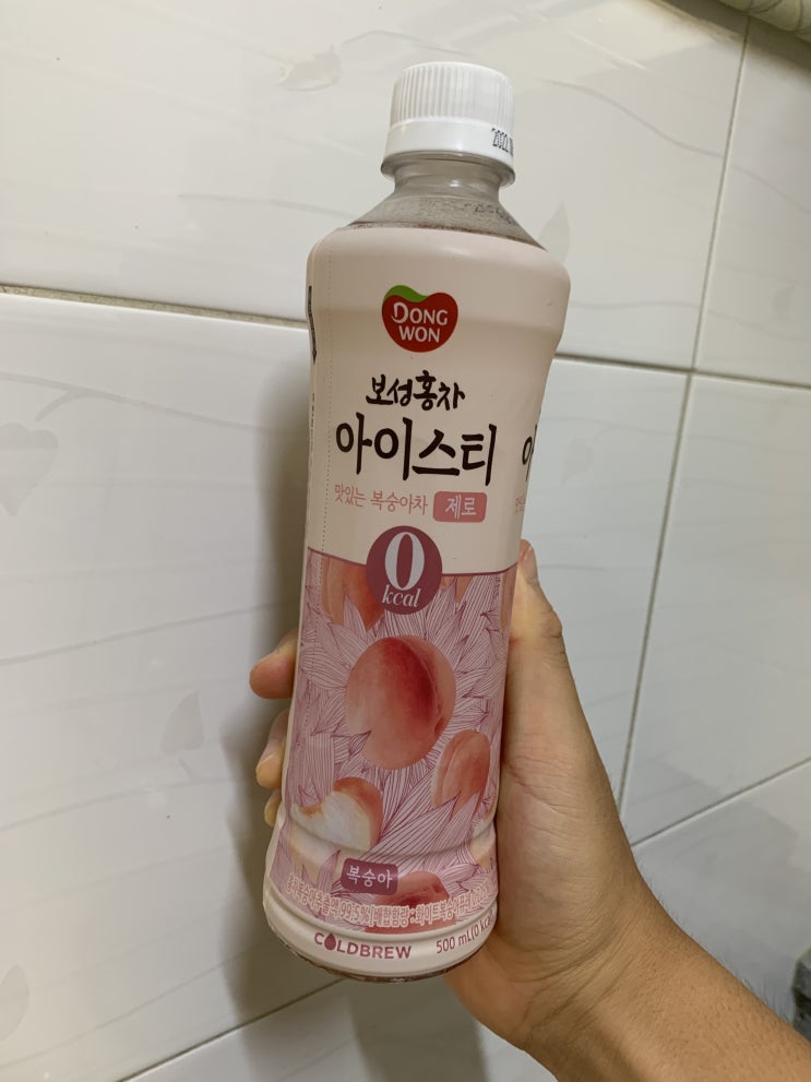  이렇게 달달한데 제로칼로리? 보성홍차 복숭아 아이스티!! (편의점 제로칼로리 복숭아 아이스티 음료수 추천)