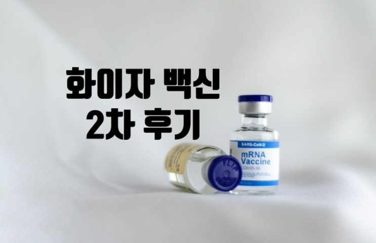 40대 화이자 2차 접종 후기] 백신 간격/부작용/생리시