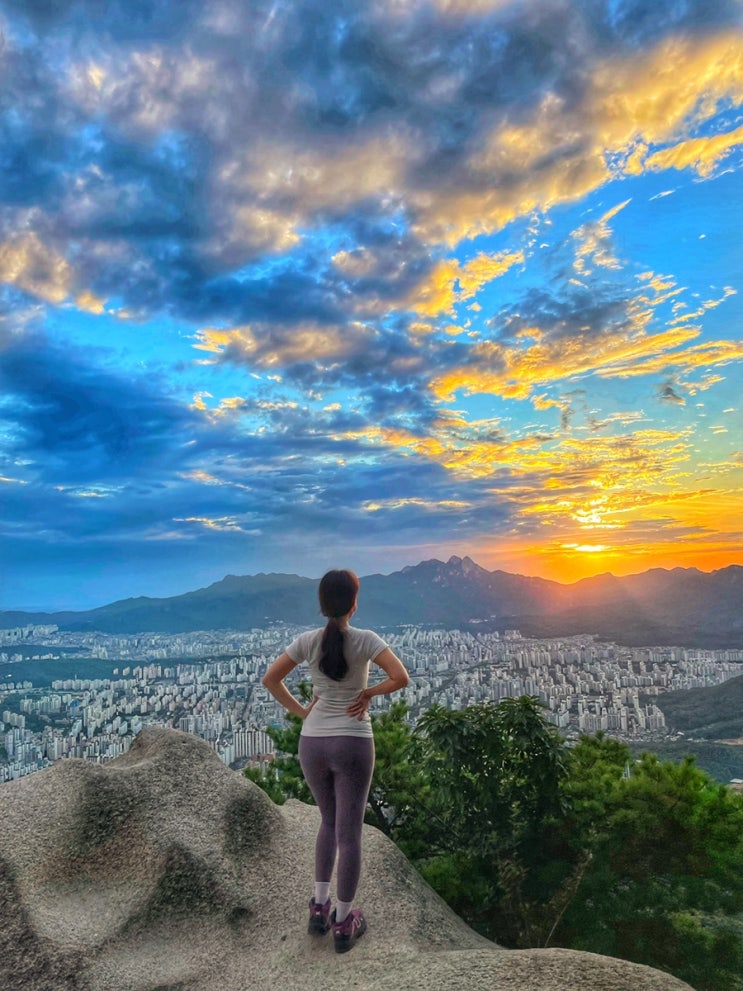  불암산 최단 등산코스 초보/ 불암산 주차장/ 야간산행, 등린이