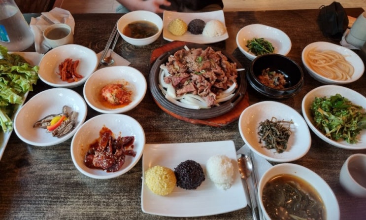 남양주 별내 석쇠불고기 쌈밥정식 가족식사장소로 좋아요