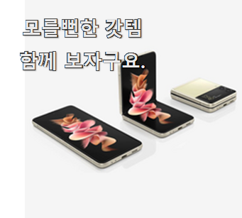  실속있는 갤럭시z플립3 상품 만족 한다니깐요 ㅎ