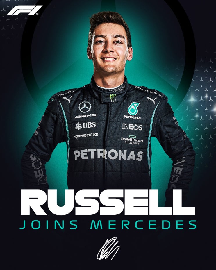  [오피셜] 조지 러셀은 2022년 부터 메르세데스 F1팀의 드라이버가 됩니다