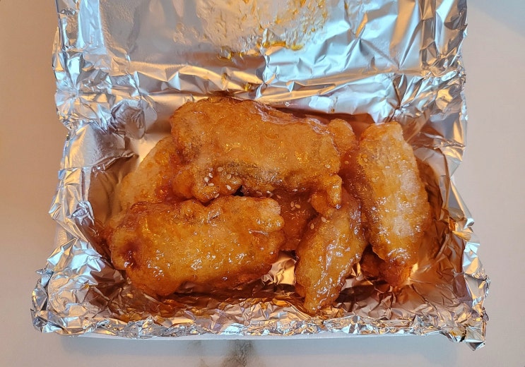  울산 송정 라화공방에서 꿔바로우 포장