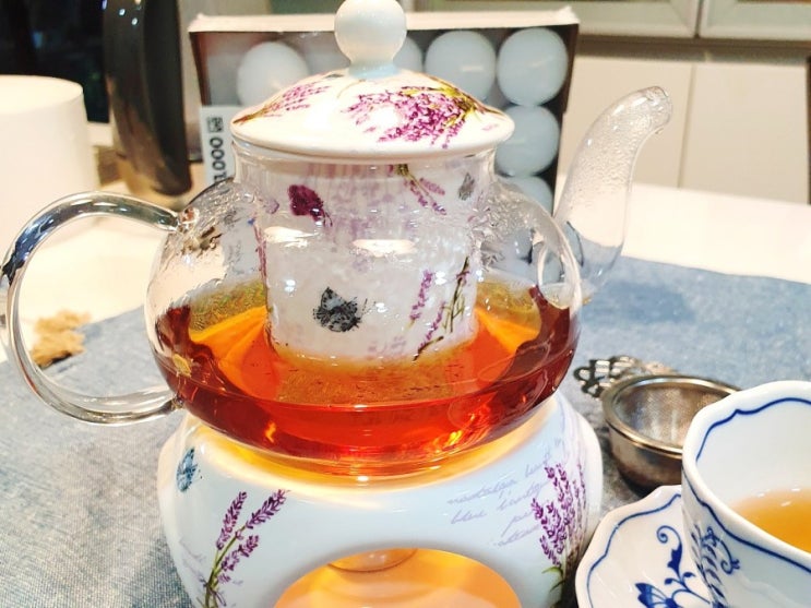 앵그리 망고 홈카페 : 티팟 사용 후기 / 홍차계의 에르메스 마리아주 프레르 한잔 / teapot