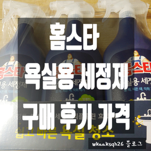  [1년 전 오늘] [욕실 세정제]홈스타 욕실용 세정제 900ml 세트 구매 후기 가격