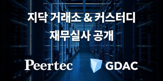  피어테크(지닥 거래소), 재무실사 보고서 공개…고객예치자산 초과 가상자산·원화 예금 보유 중