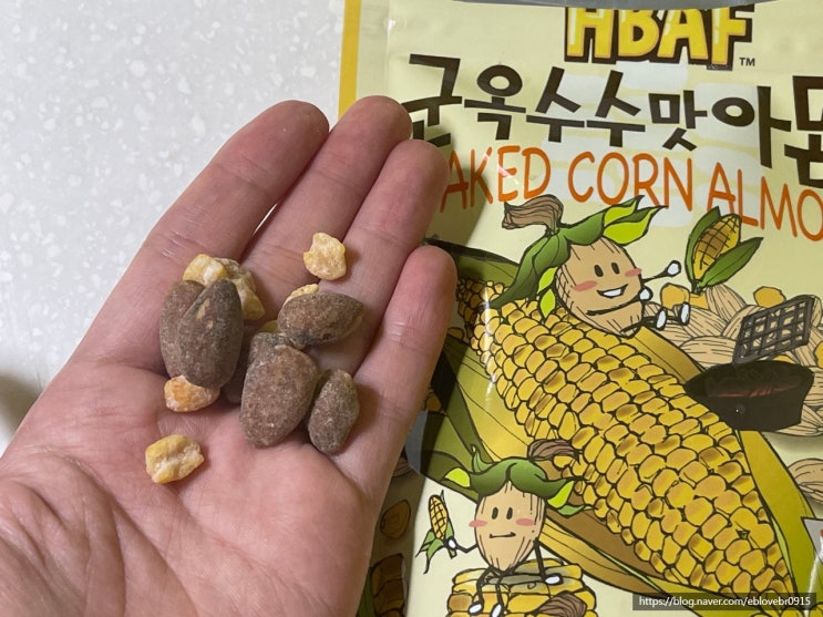 전지현 HBAF 바프 군옥수수맛아몬드 & 마늘빵아몬드