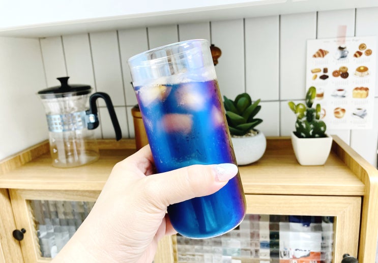  홈카페를 위한 홀로그램 내열유리컵, 내돈내산 오로라컵 후기
