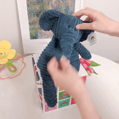  젤리캣 코끼리인형! 남자아기가 좋아하는 애착인형 코디 로이 엘리펀트!