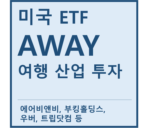  [미국ETF] "AWAY" a.k.a 여행기술 산업 투자ETF (feat. 에어비앤비, 부킹홀딩스, 우버, 트립닷컴, 롯데투어, 하나투어)
