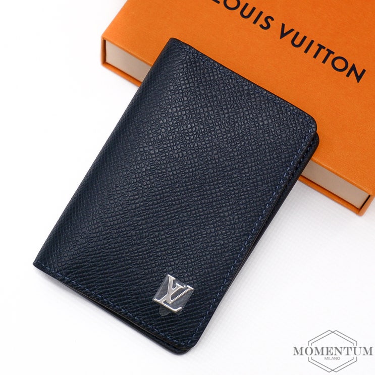 구미 칠곡 명품샵 [LOUIS VUITTON] 루이비통 포켓 오거나이저 타이가 가죽 M30293 카드 지갑