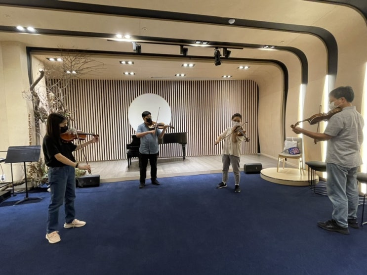  예술학교 예주랑 바이올린 단체수업 시간