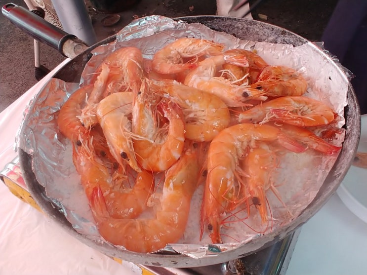  대명항맛집 무진장활어회센터2호점 왕새우구이