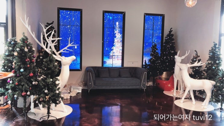  [올데이크리스마스] 용인카페추천,용인루프탑카페,용인넓은카페,용인디저트카페,가족나들이카페