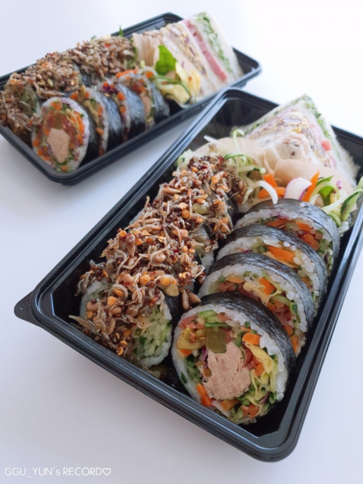  일산마두 영미화김밥 2인세트 구웃:)