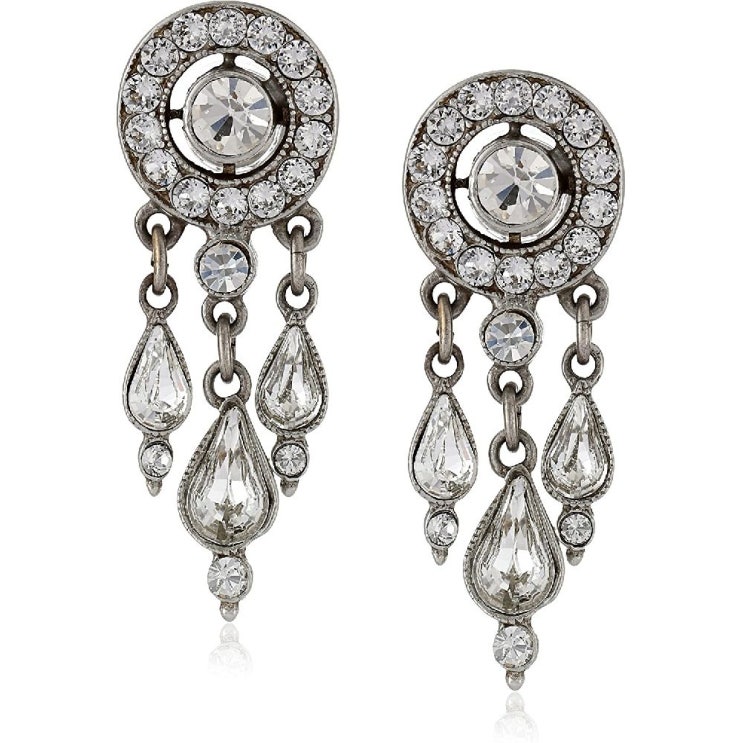 선호도 좋은 Ben-Amun Jewelry 벤 아문 쥬얼리 클리어 크리스탈 드롭 귀걸이 ··· 선호도 좋은 Ben-Amun Jewelry 벤 아문 쥬얼리 클리어 크리스탈 드롭 귀걸이 ···