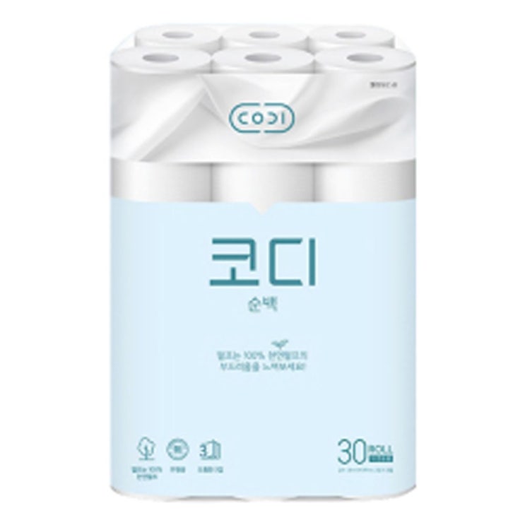 가성비갑 코디 순백 티슈 30mx30롤 대용량 화장지 휴지 57891038EA, 1, 본상품선택 추천합니다 가성비갑 코디 순백 티슈 30mx30롤 대용량 화장지 휴지 57891038EA, 1, 본상품선택 추천합니다