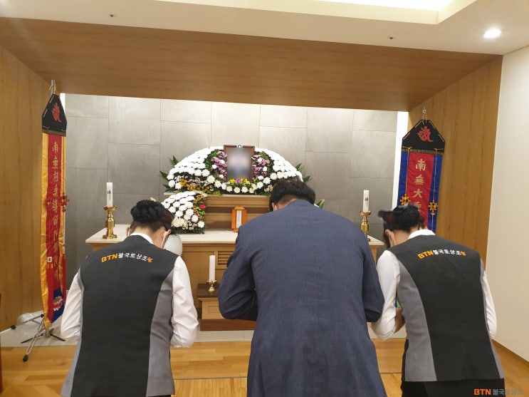 충남대병원장례식장에서 불교식장례의식 진행후기