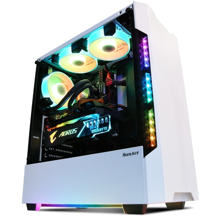 인지도 있는 커스텀 수냉 i7 10700K/RTX3080/RTX3090 그래픽카드 게임 본체 데스크톱, 01 설정 1, 01 8GBx2 루트 ···