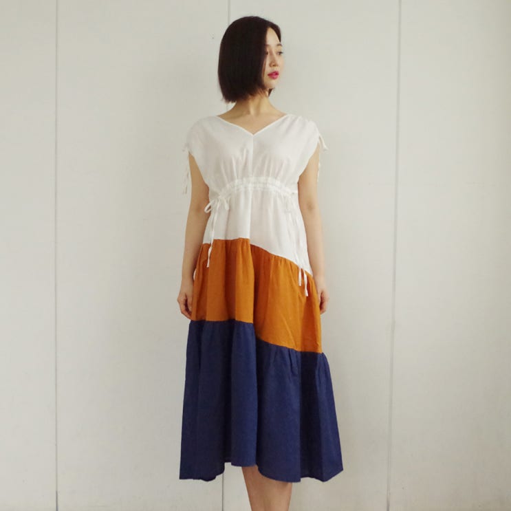 리뷰가 좋은 레코브 배색 마 원피스 LK3198OP605V ··· 리뷰가 좋은 레코브 배색 마 원피스 LK3198OP605V ···