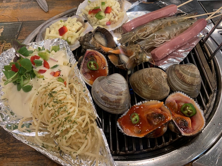 인계동 조개구이 맛집) '애월' 조개구이랑 매운조개찜이 맛있는집(비주얼+맛)c #내돈내먹