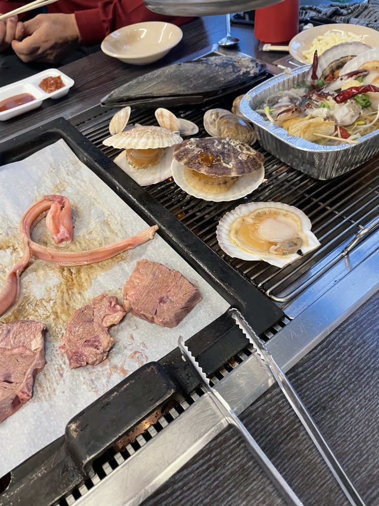  춘천 조개창고에서 가족식사 하고 왔어요!