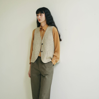의외로 인기있는 KOOW / British moon tweed V-neck vest Japa 트위드베스트 좋아요 의외로 인기있는 KOOW / British moon tweed V-neck vest Japa 트위드베스트 좋아요