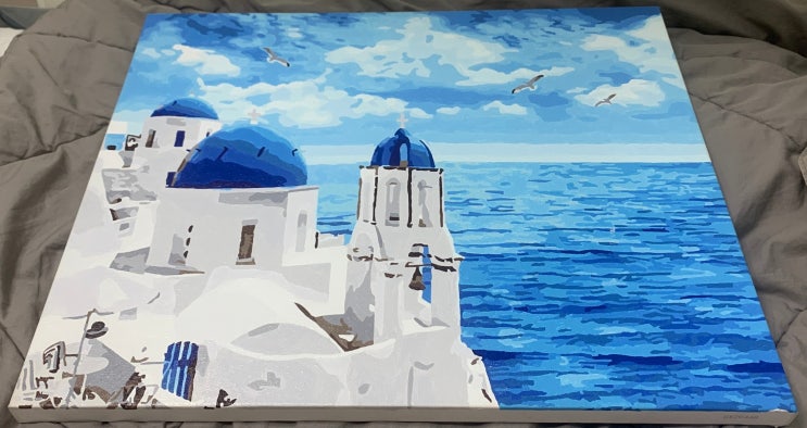  [아비람] 액자형 명화 그리기 유화 세트 DIY 그림 취미생활 완성