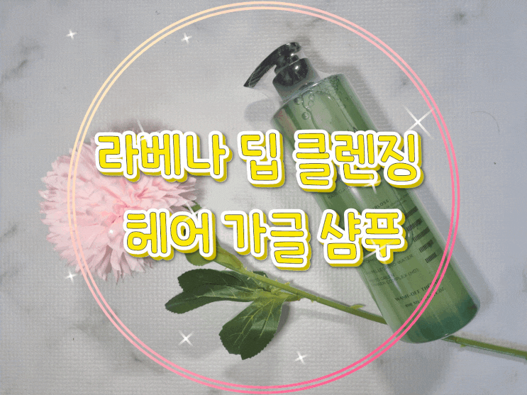  시원한샴푸/쿨샴푸 라베나 딥 클렌징 헤어 가글 샴푸로 가려운 두피를 시원하게!