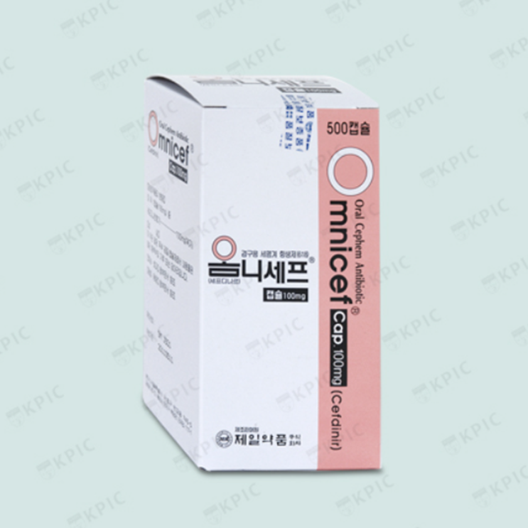 옴니세프캡슐 100mg, 꼭 알아야할 내용들(효능/복용법/부작용/주의사항)