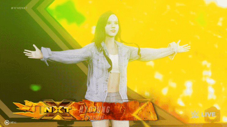  wwe2k19 오마이걸 "효정" caw 커스텀 커마