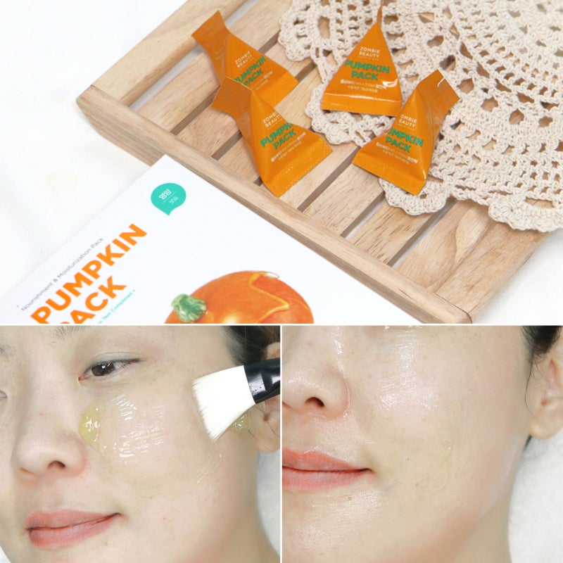 좀비뷰티 펌킨팩 지친 피부에 꿀 영양을 주네요