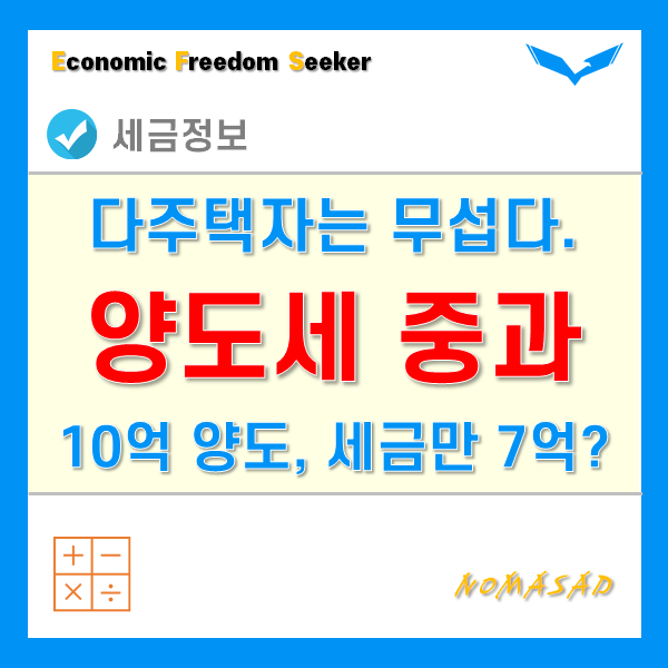 다주택자 양도세 중과 무섭다! 조정대상지역과 일반지역 세율, 조합원입주권과 분양권도?