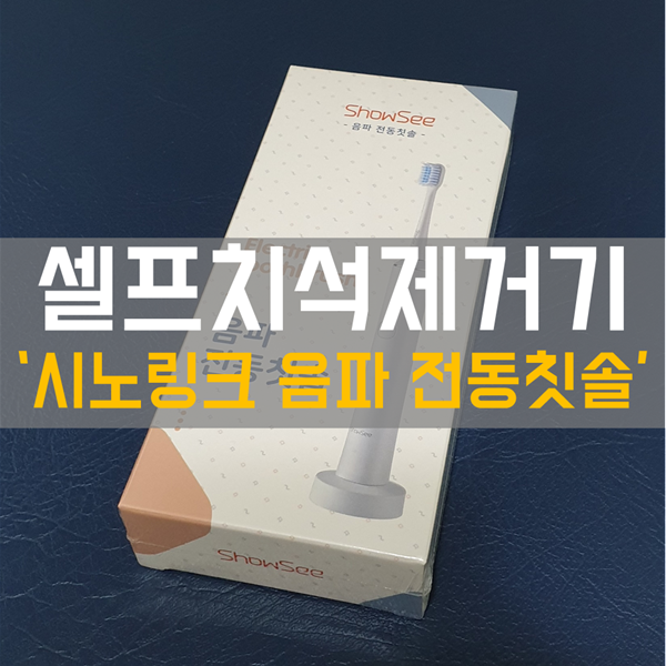  셀프치석제거기 '시노링크 프리미엄 음파 전동 칫솔'