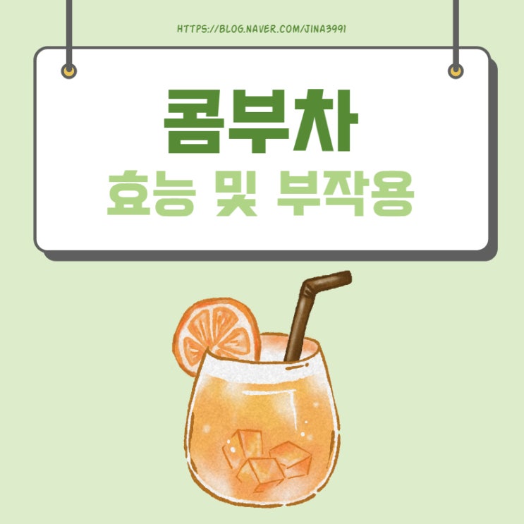 콤부차 부작용, 효능 알아보자