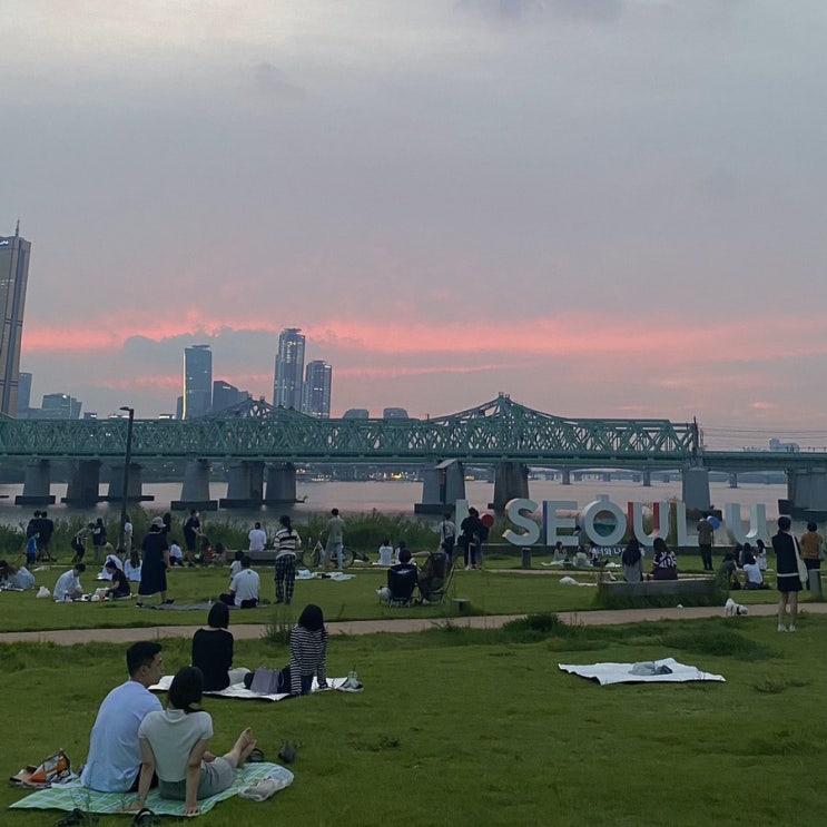  [한강] [노들섬] 피크닉하기 좋은 섬 / 한강 가운데에 이런 섬이 있었다니,,,!︎