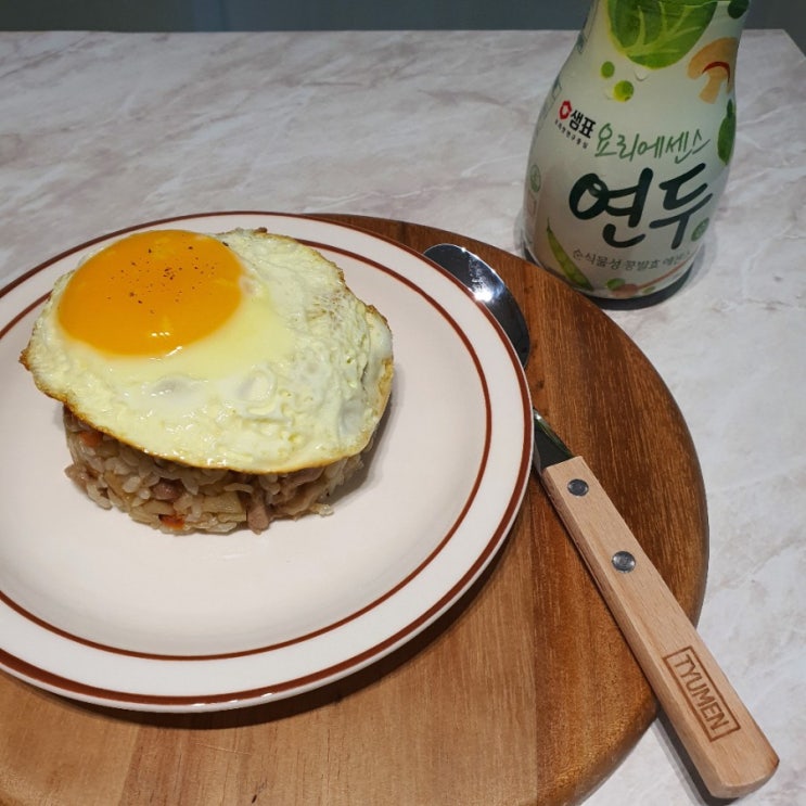  연두단4기>누구나 손쉽게 만드는 초간단 '돼지고기 야채볶음밥'-연두와의 콜라보로 감칠맛은 더하고~!