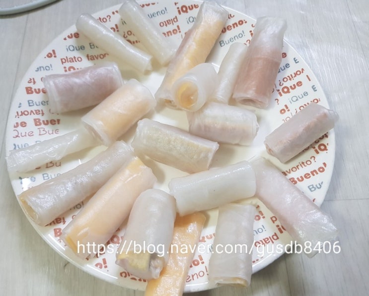 라이스페이퍼 떡볶이 쫀득쫀득한 식감 굿! 라이스페이퍼 떡볶이 쫀득쫀득한 식감 굿!