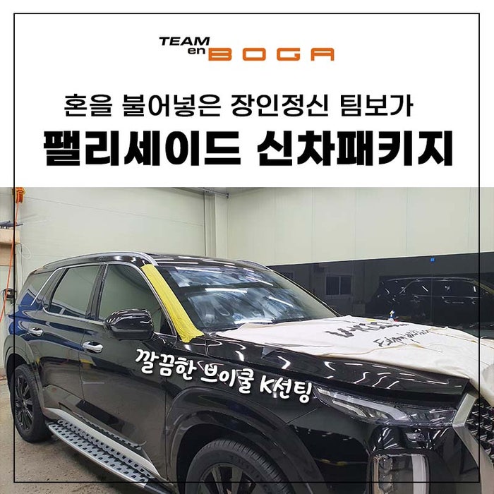 인천 팰리세이드 신차패키지는 팀보가에서!