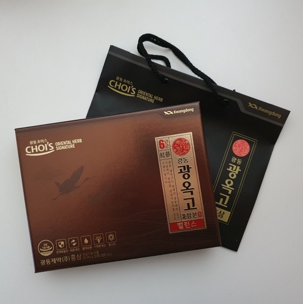  추석선물 광동 광옥고 홍삼 본 밸런스 홍삼선물세트로 면역력 선물하세요