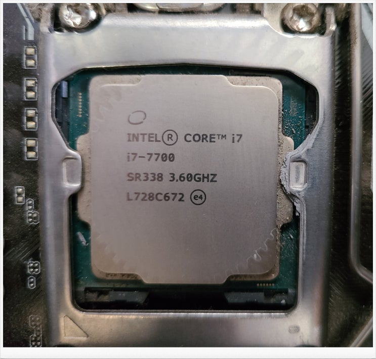  중고 컴퓨터 매입 cpu 사양 확인 i7 7700 i5 4460 gtx-1070 그래픽카드 성능 순위 67위