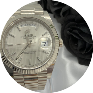  < ROLEX : 로렉스 데이데이트 18K 화이트골드 오버홀 >